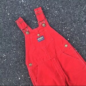 Vintage Oshkosh Begosh Overalls Corduroy Suspenders Toddler 12 24 Months Vesbak